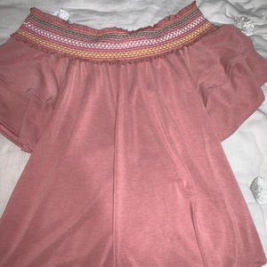 Off the shoulder shirt